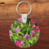Porte-clés belles fleurs de couleur (Recto)