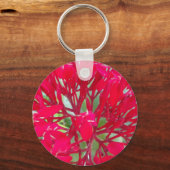 Porte-clés Belles fleurs rouges superbes (Recto)