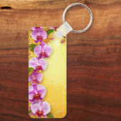 Porte-clés Belles Orchidées Roses (Verso)