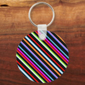 Porte-clés Belles rayures colorées (Recto)