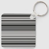 Porte-clés Belles rayures gris noir (Dos)
