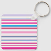 Porte-clés Belles rayures rose bleue (Dos)