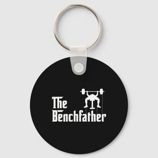 Porte-clés Benchfather Bodybuilding Gym Bro Funny Bench P (Recto)
