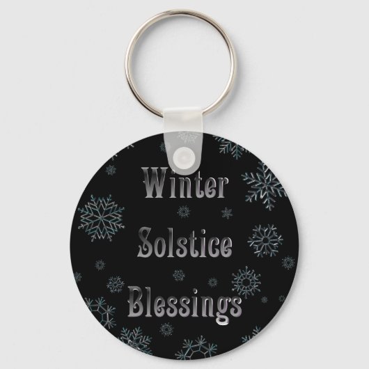 Porte-clés Bénédictions du solstice d'hiver (Recto)