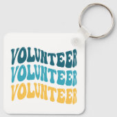 Porte-clés Bénévole rétro (Dos)