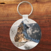 Porte-clés Bengale Tiger Love (Recto)