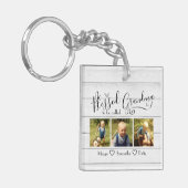 Porte-clés Béni d'être appelé Grand-mère 3 Photo (Devant gauche)