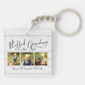 Porte-clés Béni d'être appelé Grand-mère 3 Photo (Dos)