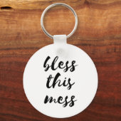 Porte-clés Bénissez ce porte - clé de merde (Recto)