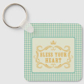 Porte-clés Bénissez votre coeur Citation Sud (Recto)
