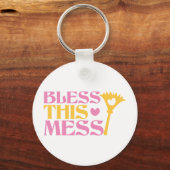 Porte-clés Bénissez-vous ce MESS (Recto)