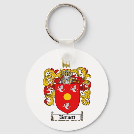 PORTE-CLÉS BENNETT FAMILLE CREST - BENNETT COAT D'ARMES (Recto)