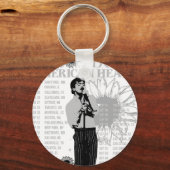 Porte-clés Benson Boone feux d'artifice & roulettes Tou (Recto)