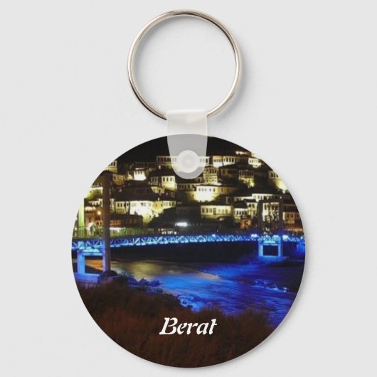 Porte-clés Berat Albanie (Recto)