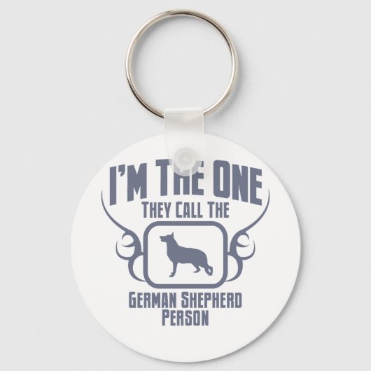 Porte-clés Berger allemand (Recto)