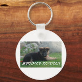 Porte-clés berger allemand pourri gâté (Recto)