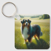 Porte-clés Berger Australien (Recto)