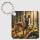 Porte-clés Berger belge Malinois (Recto)