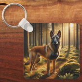 Porte-clés Berger belge Malinois (Recto)