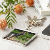 Porte-clés Berger bleu allemand (Côté)