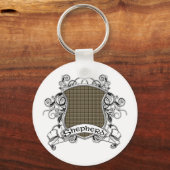 Porte-clés Berger Tartan Shield (Recto)