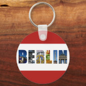 Porte-clés Berlin Allemagne City Photos de Voyage (Recto)