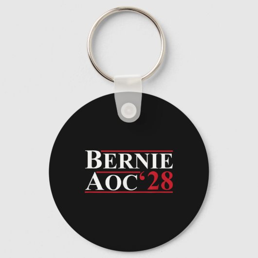 Porte-clés Bernie Aoc 2028 Bernie Sanders Alexandria Cortez P (Recto)