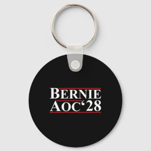 Porte-clés Bernie Aoc 2028 Bernie Sanders Alexandria Cortez P
