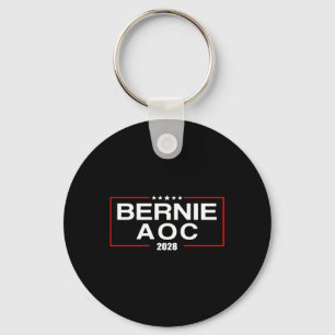 Porte-clés Bernie Aoc 2028 Bernie Sanders Alexandria Cortez P