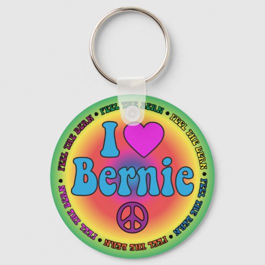 Porte-clés Bernie Sanders pour le président (Recto)