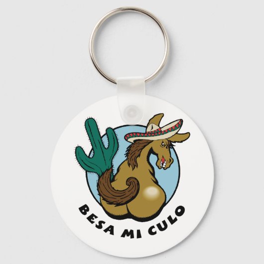Porte-clés Besa Mi Culo (Recto)