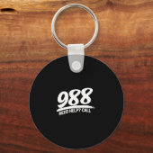 Porte-clés Besoin D'Aide Appelez 988 Long Sleeve (Recto)