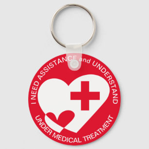 PORTE-CLÉS BESOIN D'AIDE/D'AIDE