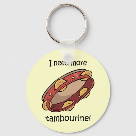 Porte-clés besoin de plus de tambourin (Recto)