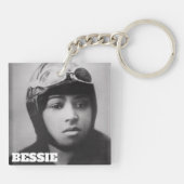 Porte-clés Bessie Coleman - Pionnier de l'aviation (Dos)