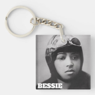 Porte-clés Bessie Coleman - Pionnière de l'aviation
