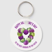 Porte-clés BEST CABBAGE IN THE PATCH Valentine Couples (Recto)