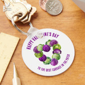 Porte-clés BEST CABBAGE IN THE PATCH Valentine Couples