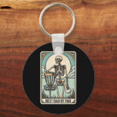 Porte-clés Best Dad By Par - Disc Golf Dad Skeleton  (Recto)