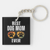 PORTE-CLÉS BEST DOG MOM EVER (Dos)