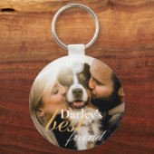 Porte-clés Best Friend Cute Photo Famille Moderne (Recto)