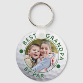Porte-clés BEST GRANDPA PAR PAR Photo Golf Ball Custom (Verso)