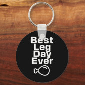 Porte-clés Best Leg Day Ever Thanksgiving Funny (Recto)