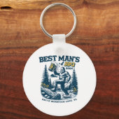 Porte-clés Best Man's Bbq Smith Mountain Lake Bigfoot (Recto)