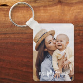 Porte-clés Best Mom Ever 2 photos (Recto)