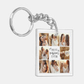 Porte-clés Best Mom Ever Modern Photo Collage Custom Gift (Devant gauche)