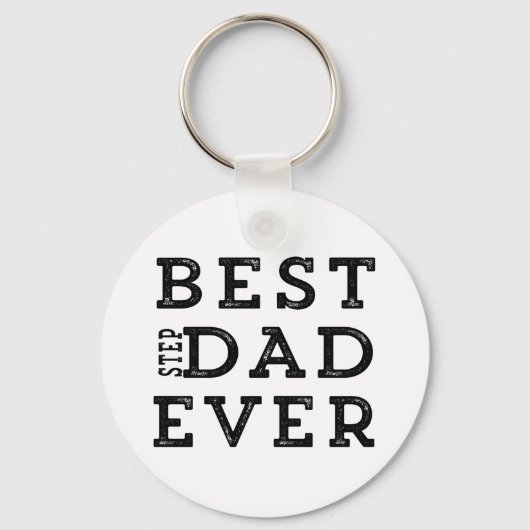 Porte-clés Best Step Dad Ever (Recto)