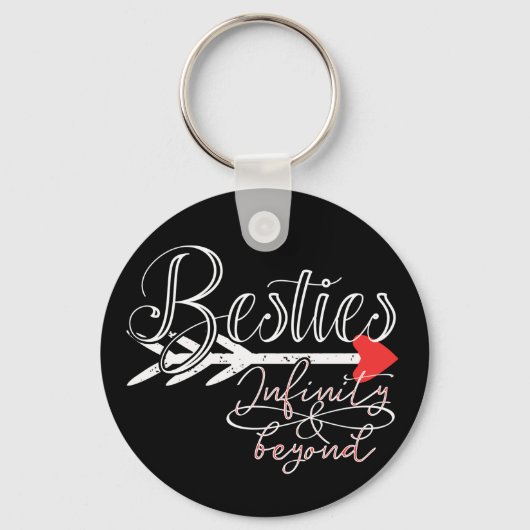 Porte-clés Besties BFF Infinity Symbole sans fin pour toujour (Recto)