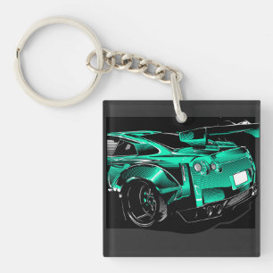 PORTE-CLÉS BÊTE VERTE R R35 GTR