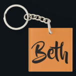 Porte-clés Beth d'exposition de TV orpheline de noir<br><div class="desc">Beth,  un caractère de l'orphelin Black.calligraphy d'exposition de TV</div>